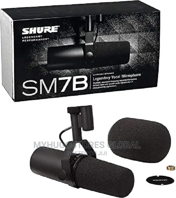 SHURE Sm7b Vocal Dynamic Microphone for Broadcast