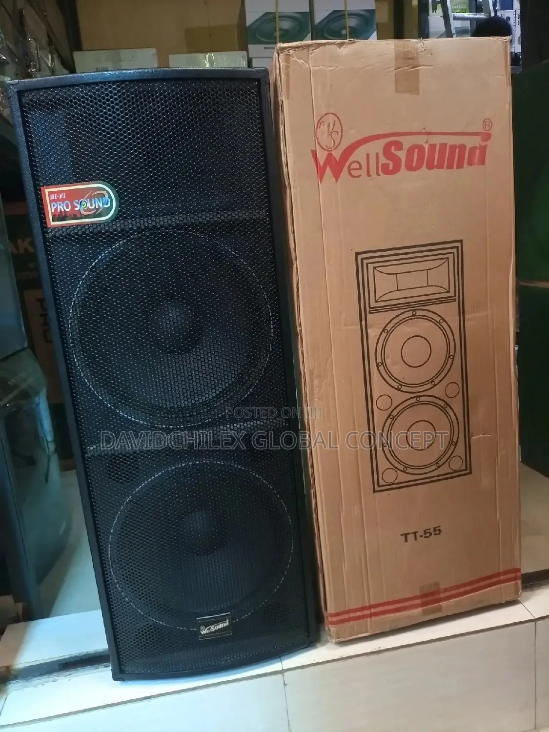 Wellsound 15inches Double Speaker