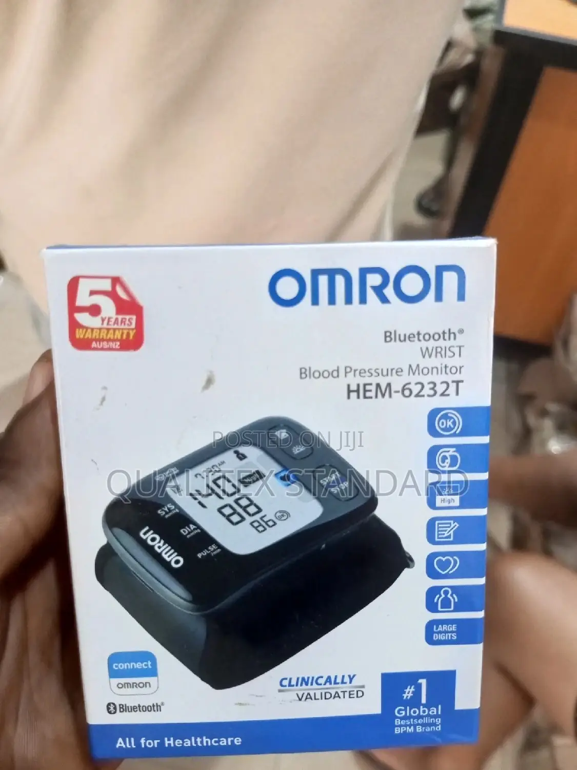 Omron Bluetooth Wrist Blood Pressure Monitor