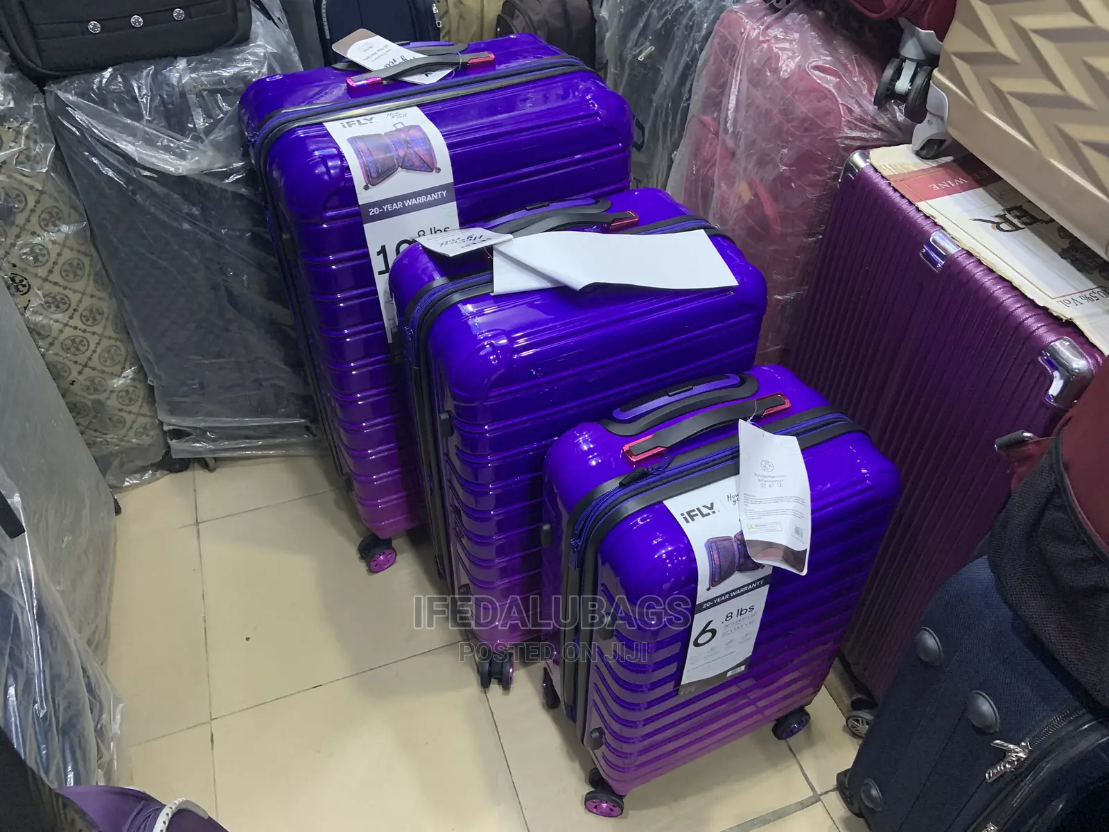 Set of Quality Ifly Imported Expandable Plastic Travelingbox