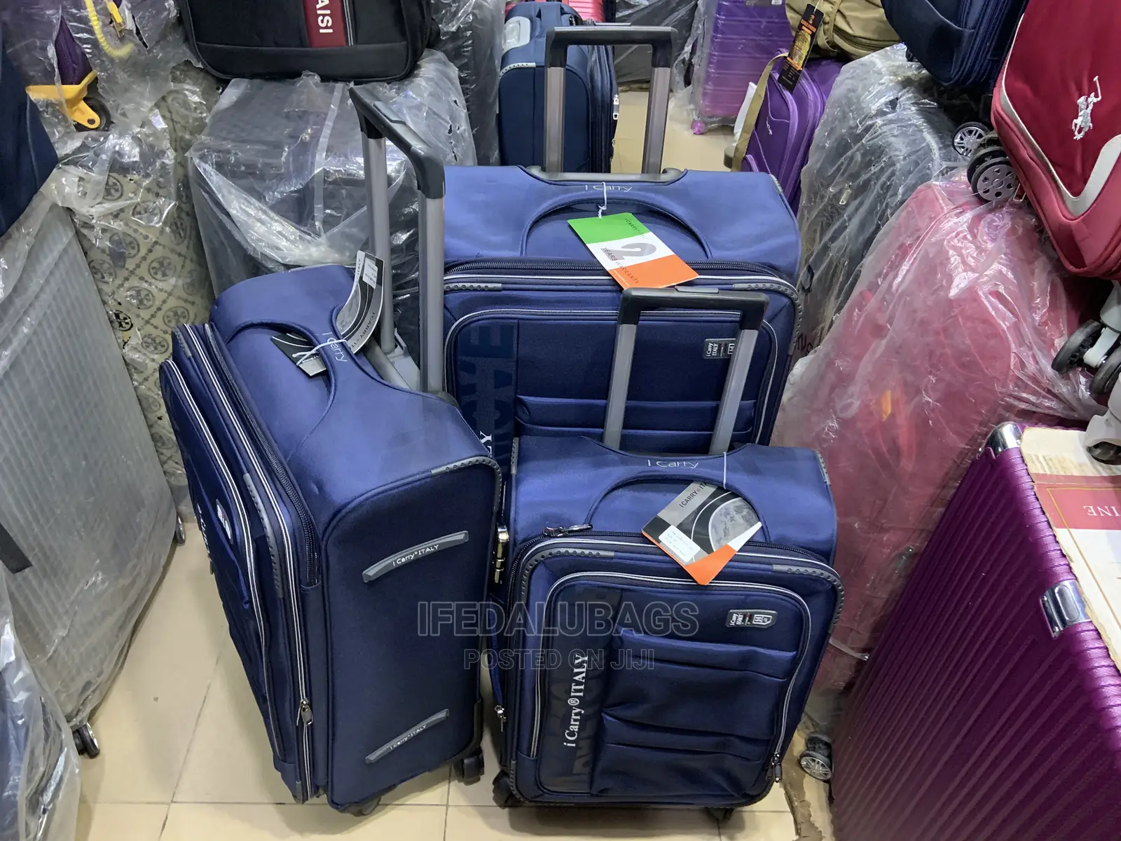 Set of Quality Imported Icarry Italian Traveling Luggage