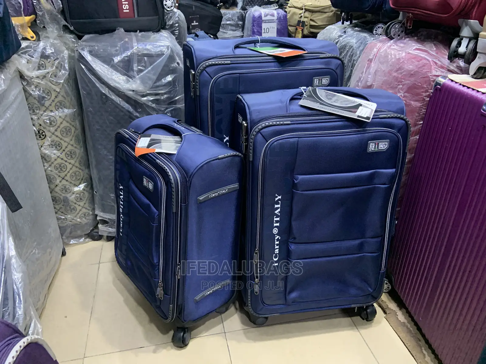 Set of Quality Imported Icarry Italian Traveling Luggage