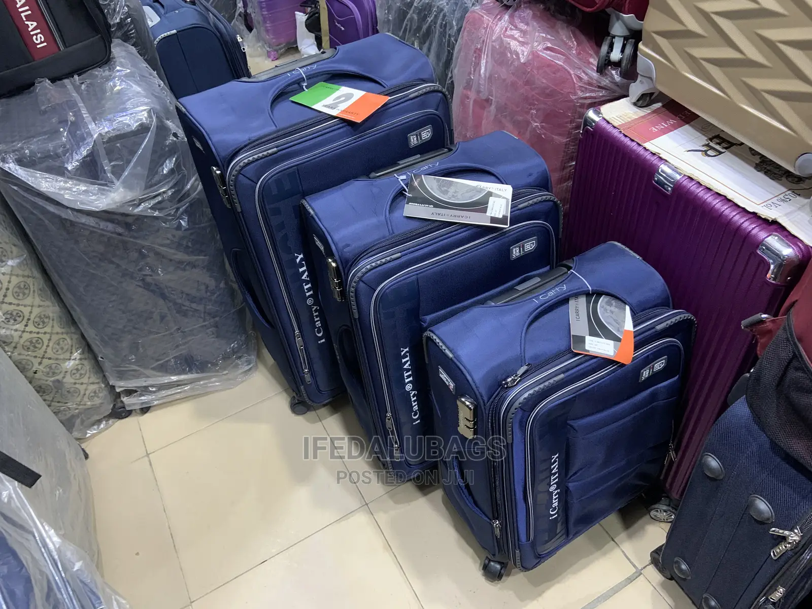 Set of Quality Imported Icarry Italian Traveling Luggage