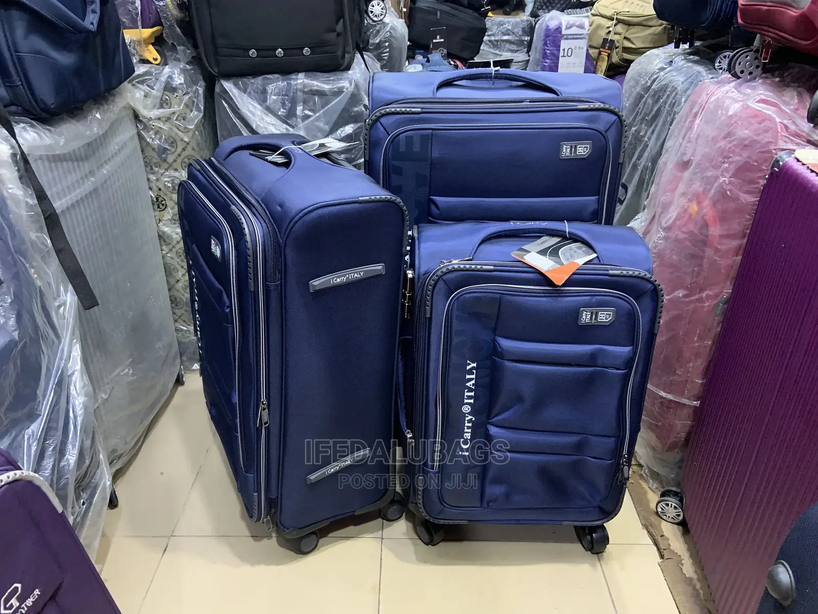 Set of Quality Imported Icarry Italian Traveling Luggage