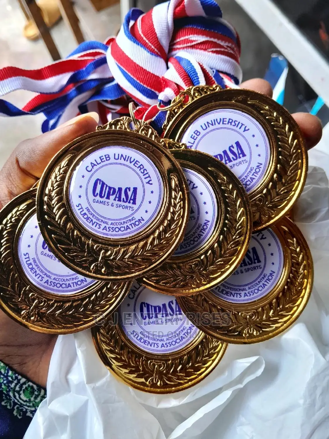 Gold and Silver Medals With Clean Printing