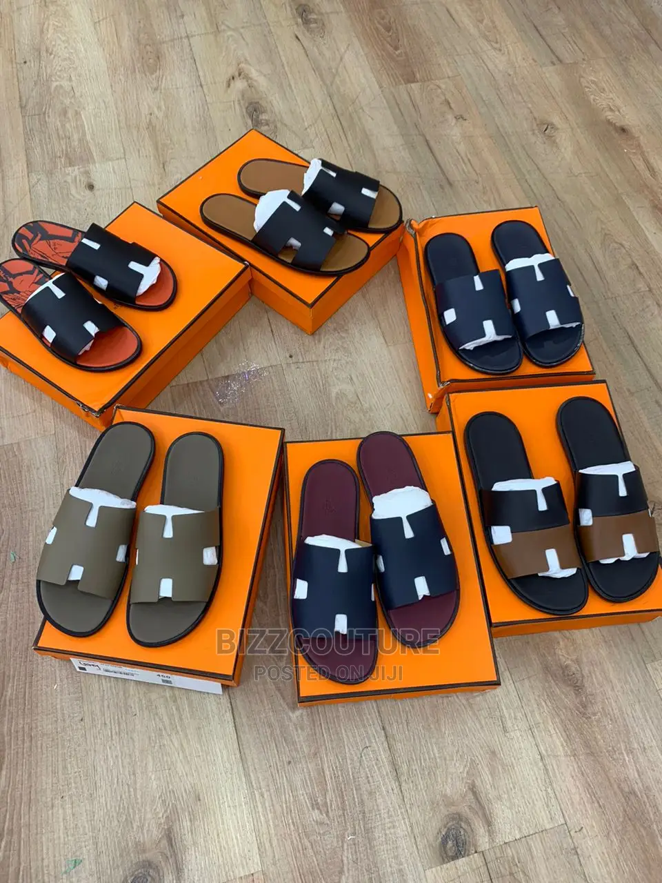 Original Italian HERMES Slippers Available in Store