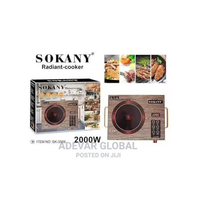 Sokany Infrared Cooker Radiant Electric 2000w Burner