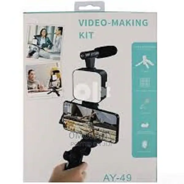 Video Creation Kit With Tripod Stabilizer Phone Holder