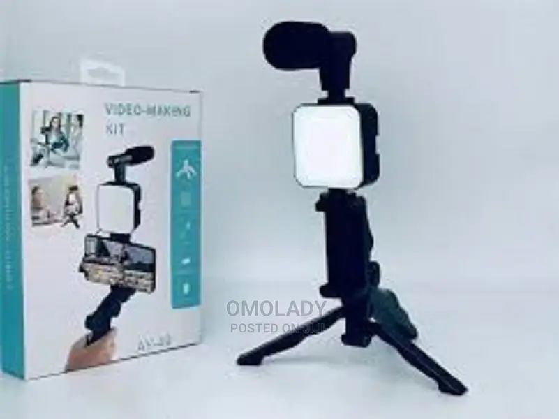 Video Creation Kit With Tripod Stabilizer Phone Holder