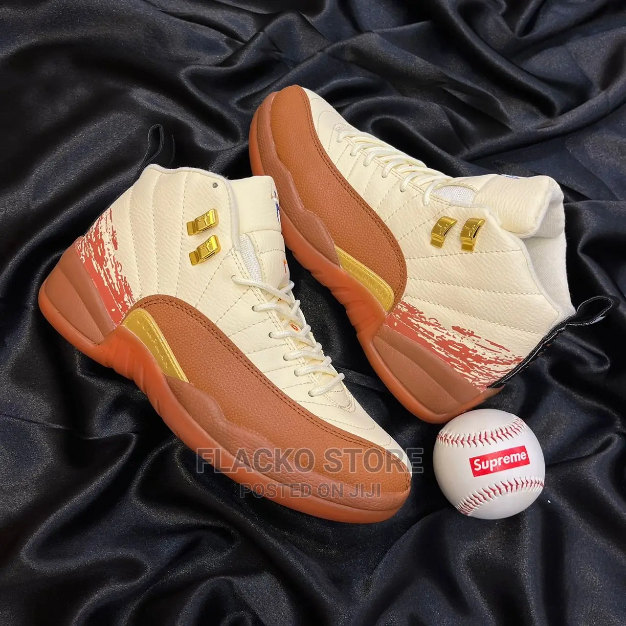 Original Air Jordan 12 Retro Eastside Golf Sneakers