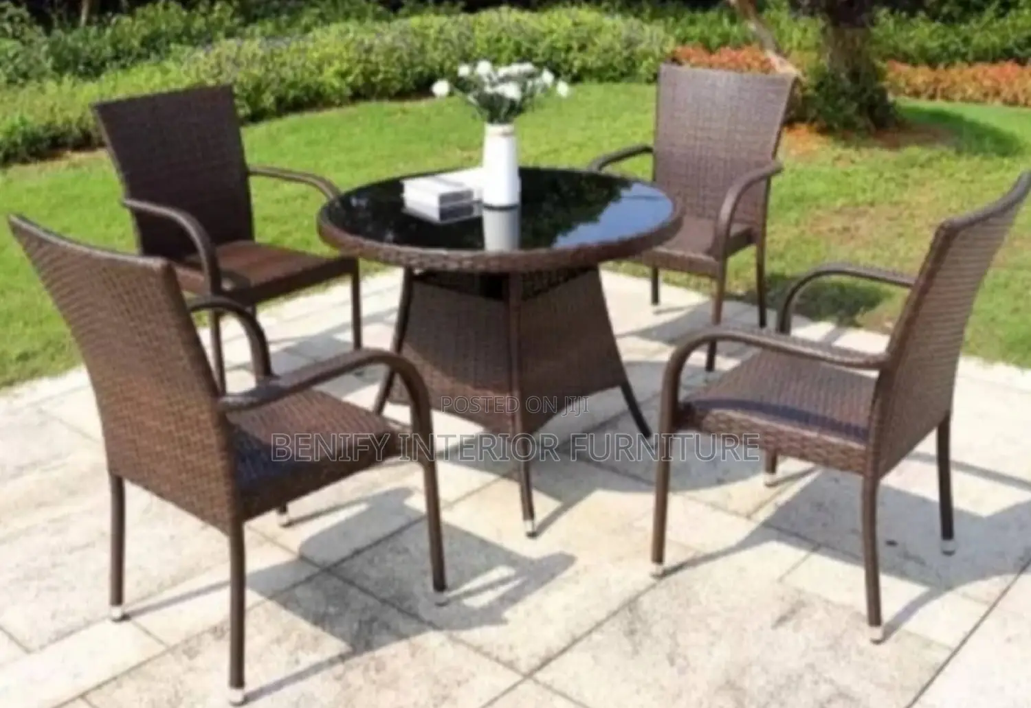 4 Seater Ourdoor Rattan Patio Set Wicker Garden