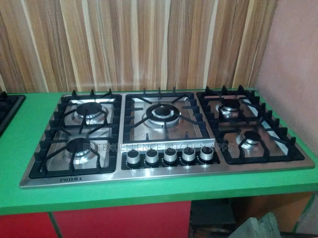 90cm Stainless Steel Gas Cooker Hob