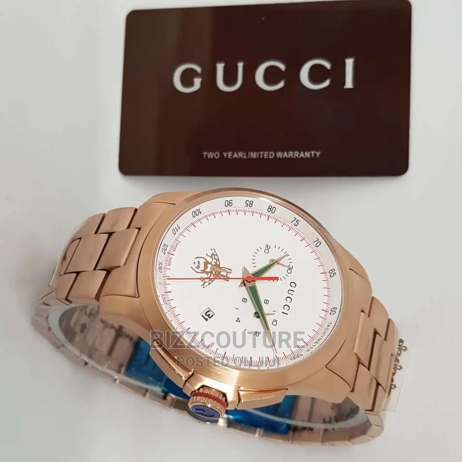 Original GUCCI GOLD Stainless Steel Available in Store