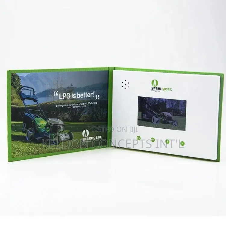 Video Brochure Display Pop Up Video Card