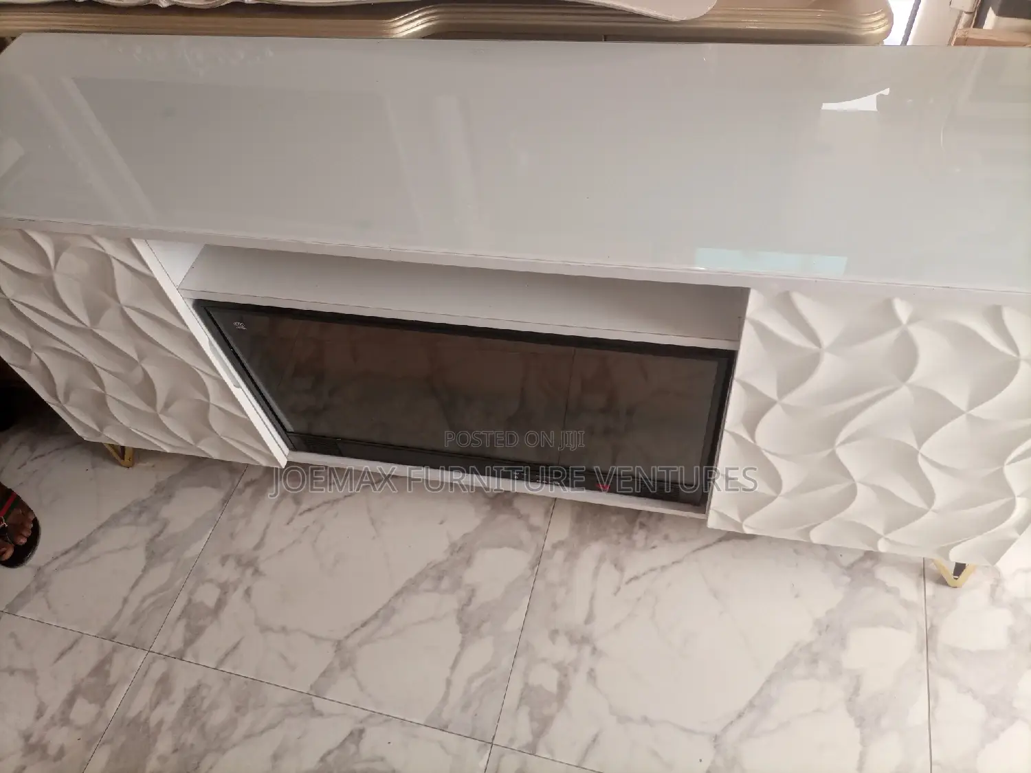 Fireplace TV Stand With Speaker