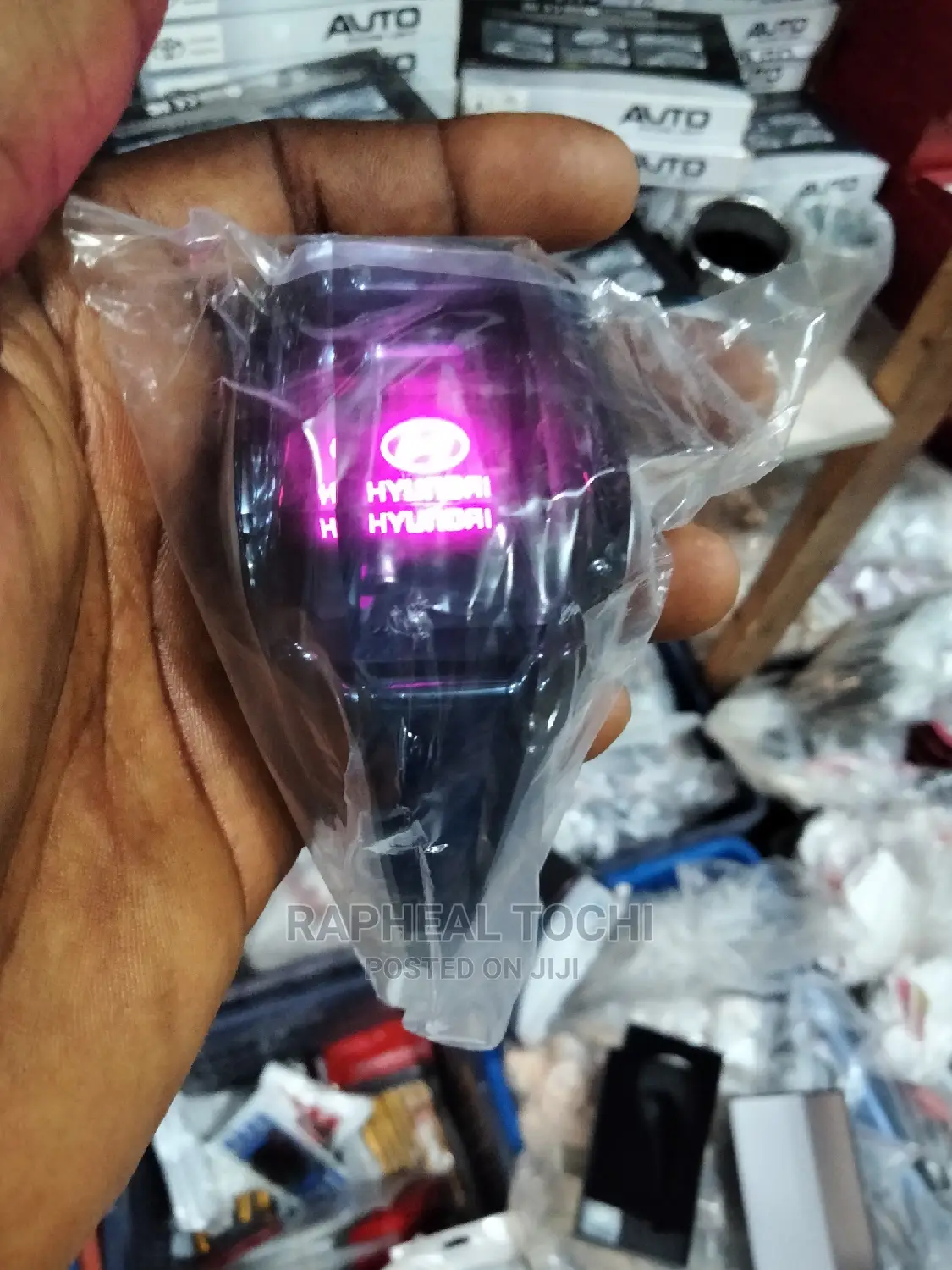Gear Knob 7 Color Led Crystal