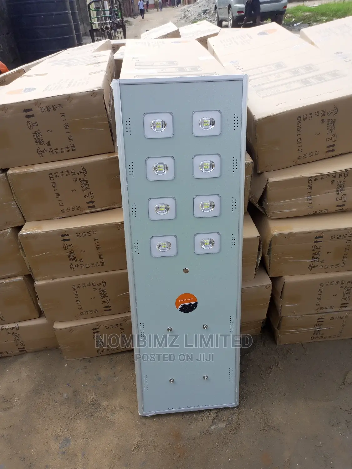 60-100w 8 Eyes Putain Nombimz All in One Solar Street Light
