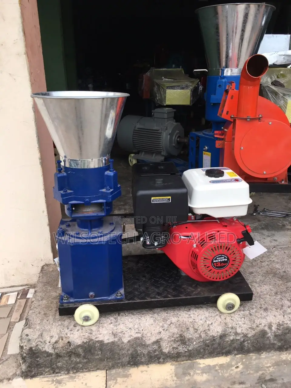 13hp Gasoline Powered 200kg/Hr Pelletizer