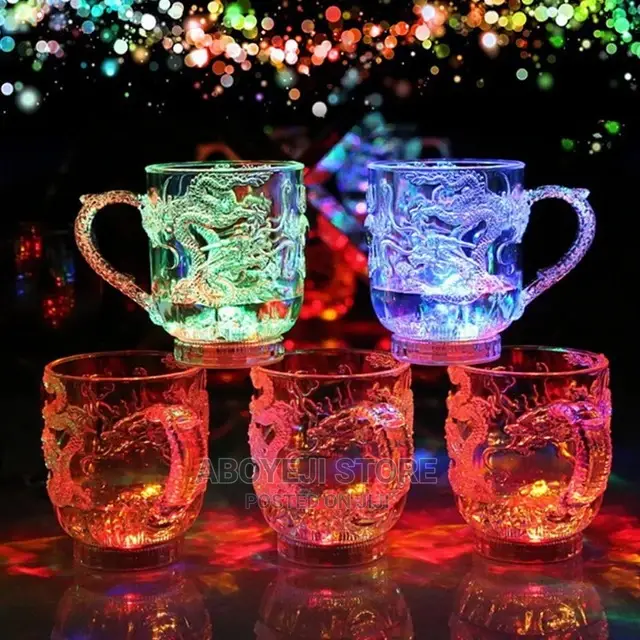 Inductive Cup Rainbow Color Led Cup
