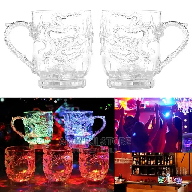 Inductive Cup Rainbow Color Led Cup
