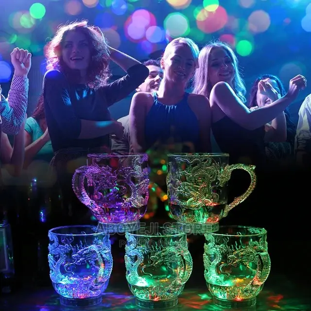 Inductive Cup Rainbow Color Led Cup