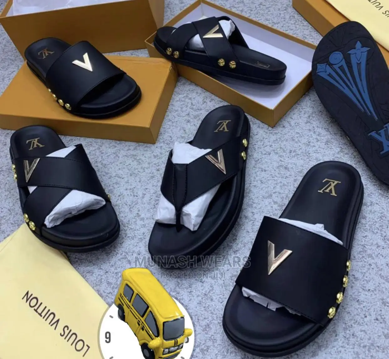 Original Leather Slipers Design for Men