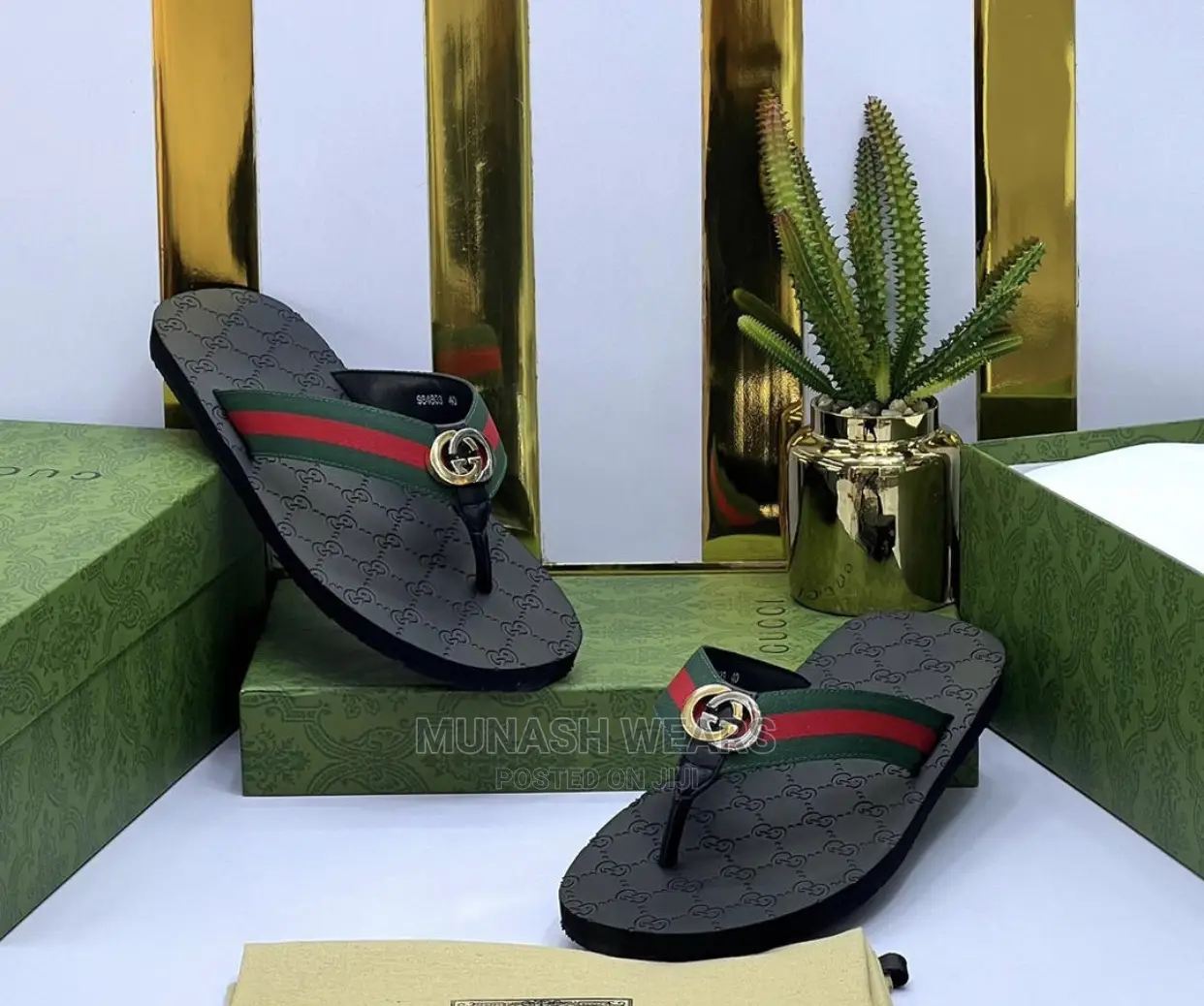 Original Leather Slipers Design for Men