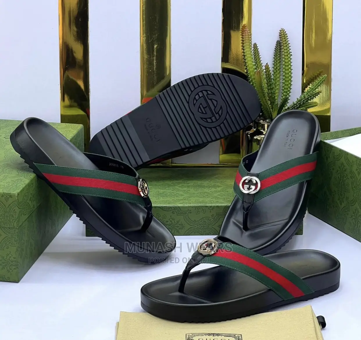 Original Leather Slipers Design for Men