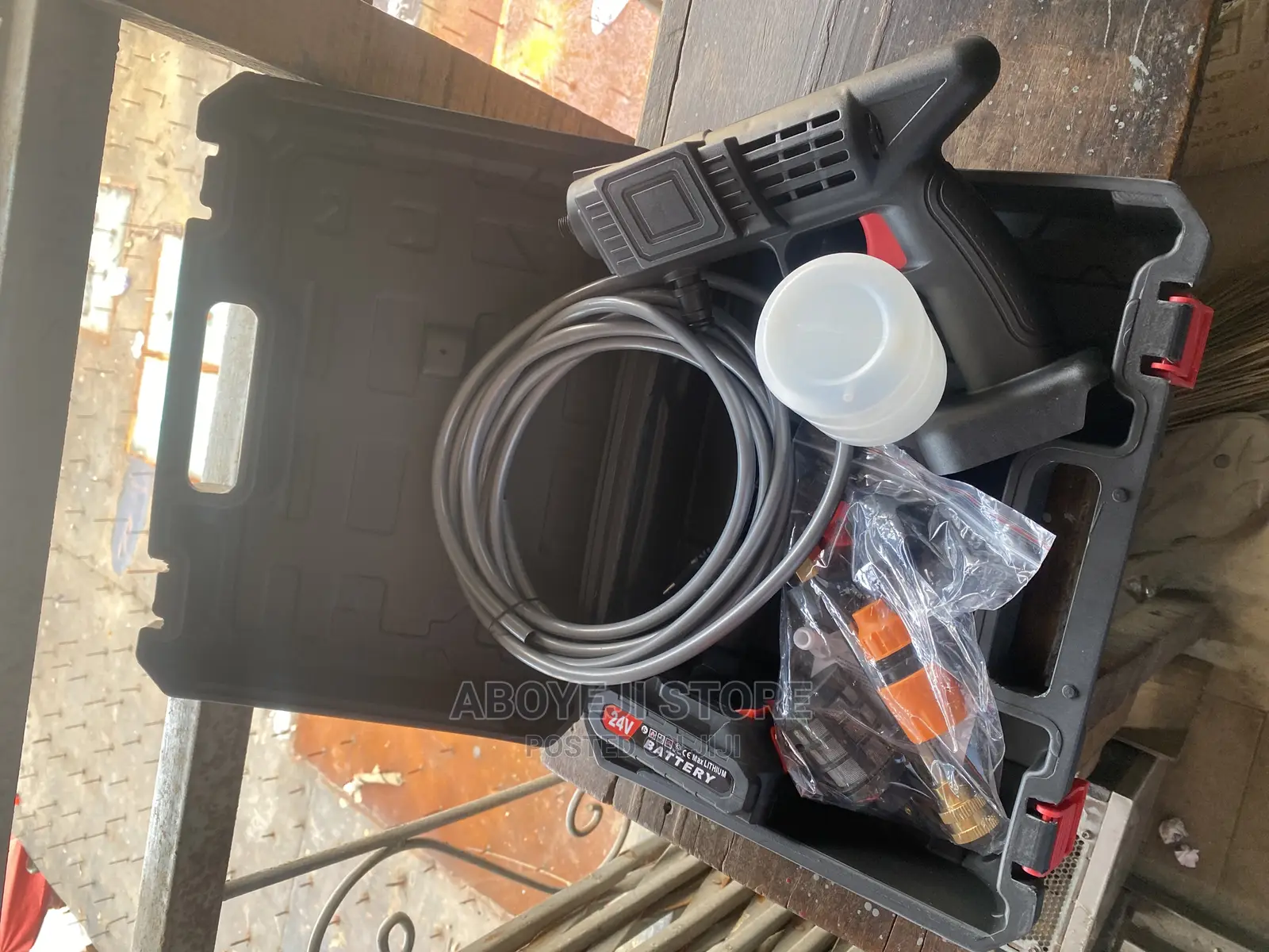 Double(2)Batteries Cordless Electric High Pressure Water 48v