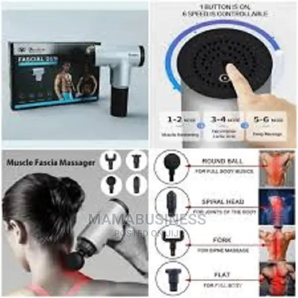 Massager Machineblueidea Deep Muscle Fascial Gun