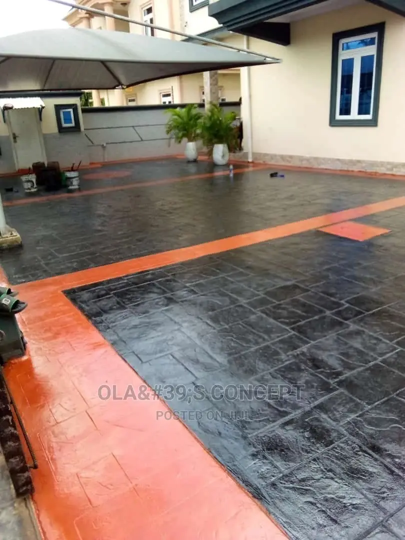 Stamp Concrete Finishing