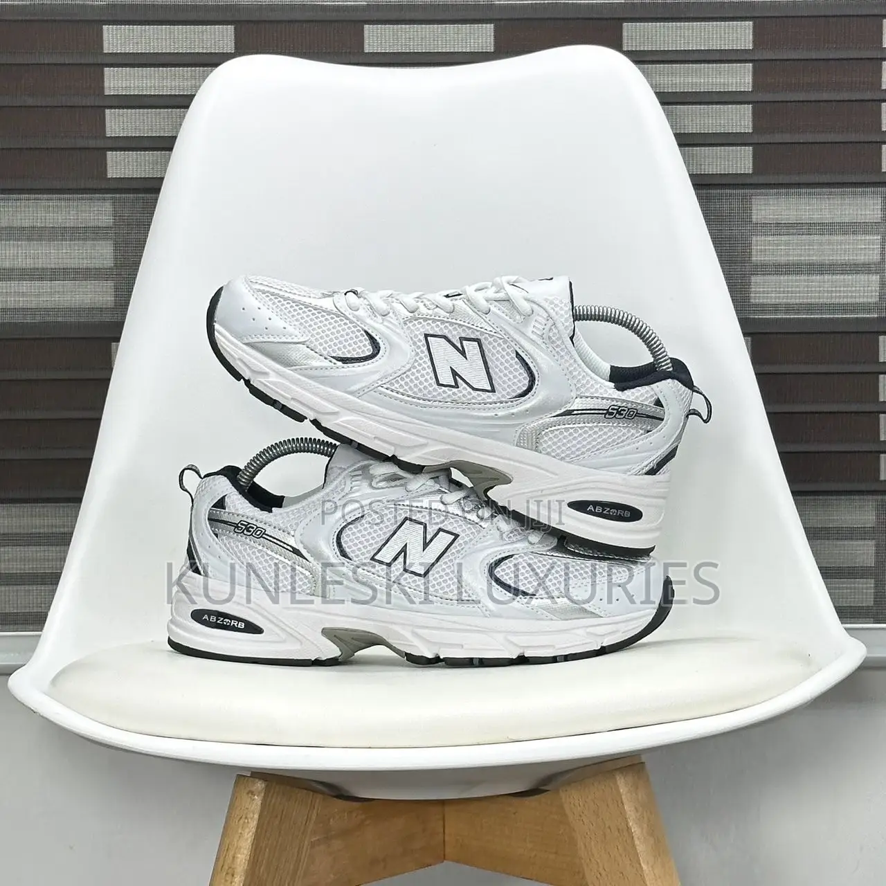 Original New Balance 530 MRS530SG White/Silver/Blue Sneaker