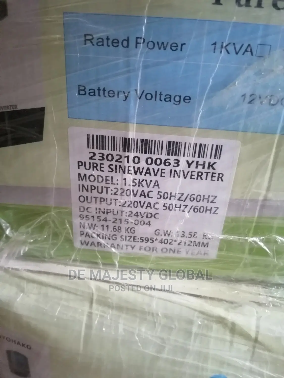 1.5kva12/24v Yohako Inverter