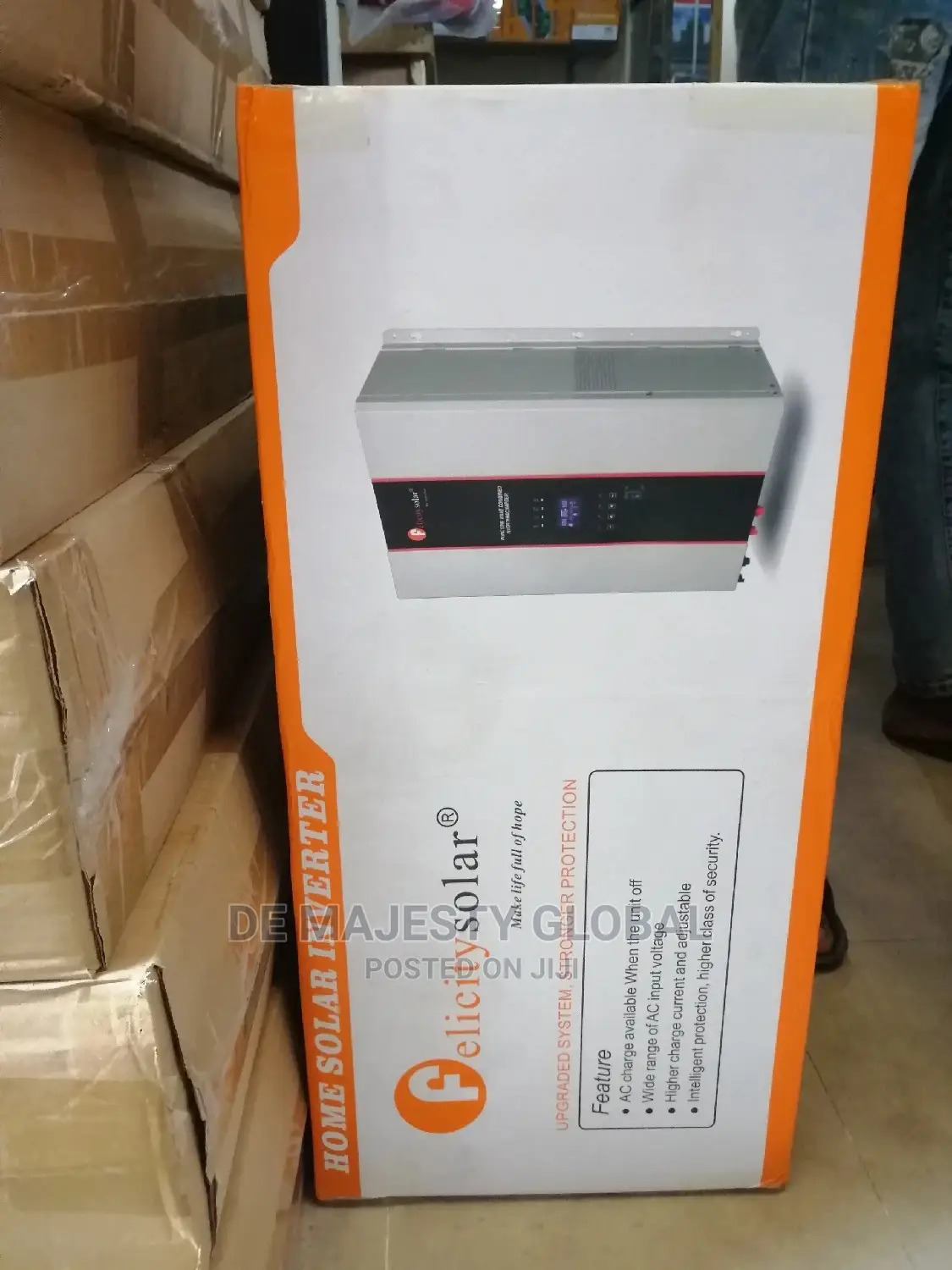 7.5kva Felicity Hybrid Inverter With 120ah Charge Controller