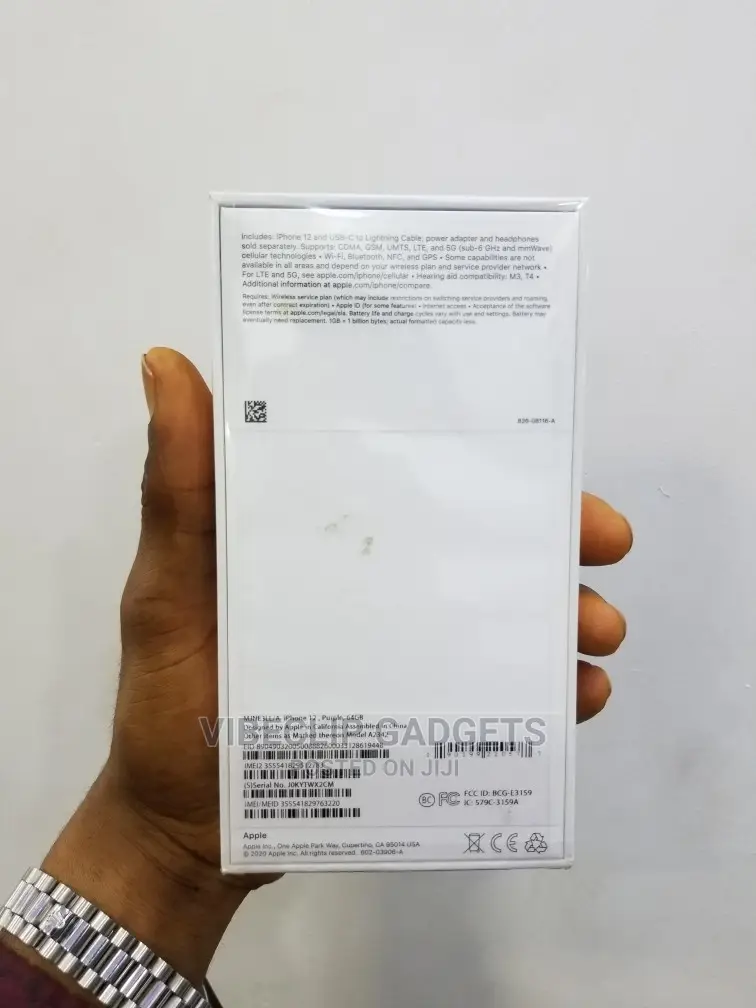 New Apple iPhone 12 64 GB Purple