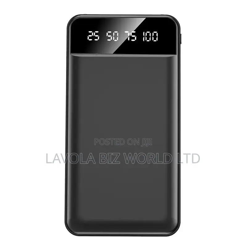 Fast Charging 10,000 Mah Powerbank With Inbuilt Cable