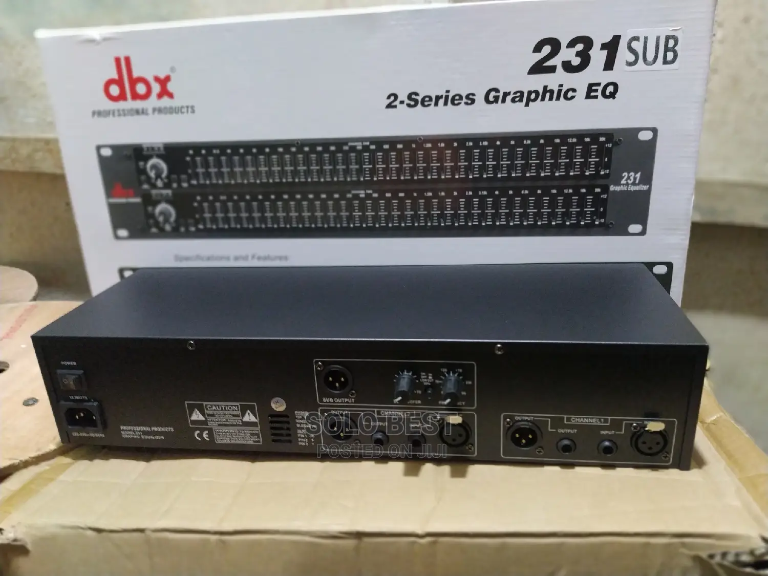 DBX Double Equaliser With Sub Out