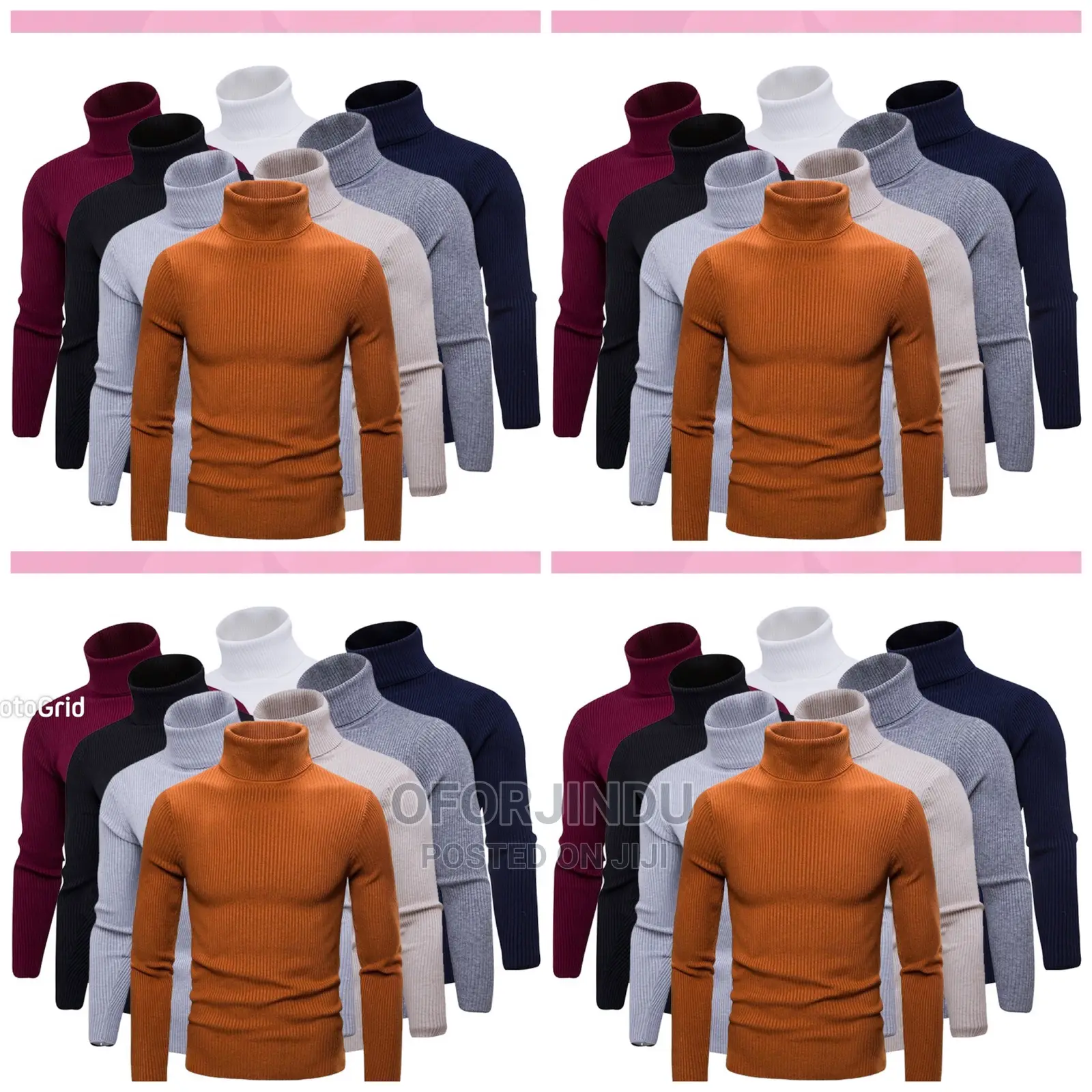 Turtleneck Sweater Long Sleeve Original ( Different Colors)