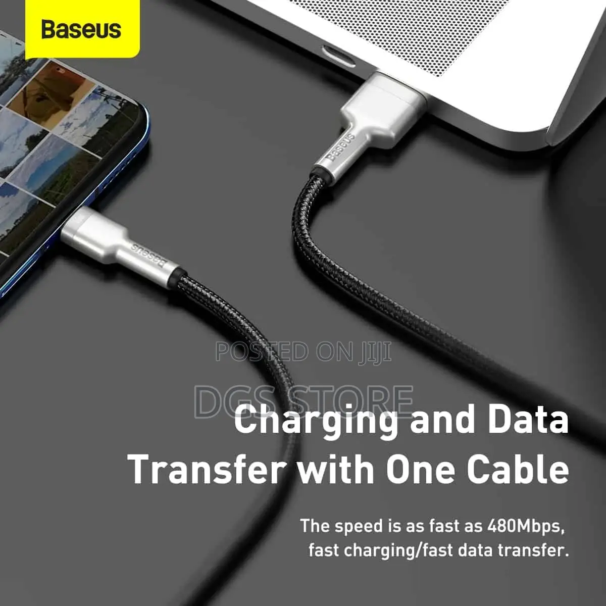 Baseus Cafule Series Metal Data Cable 66w USB to Type C