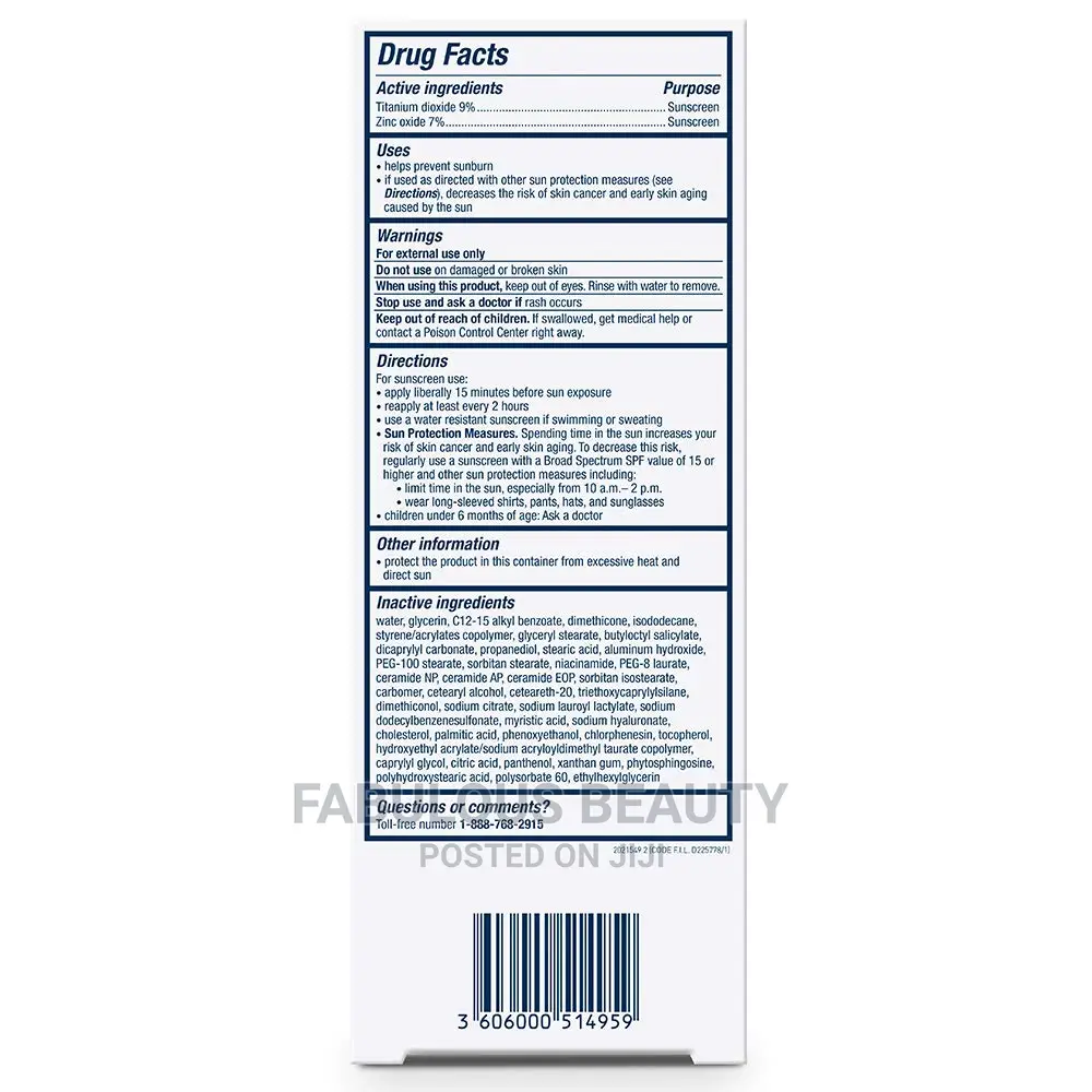 Cerave Hydrating Mineral Sunscreen.