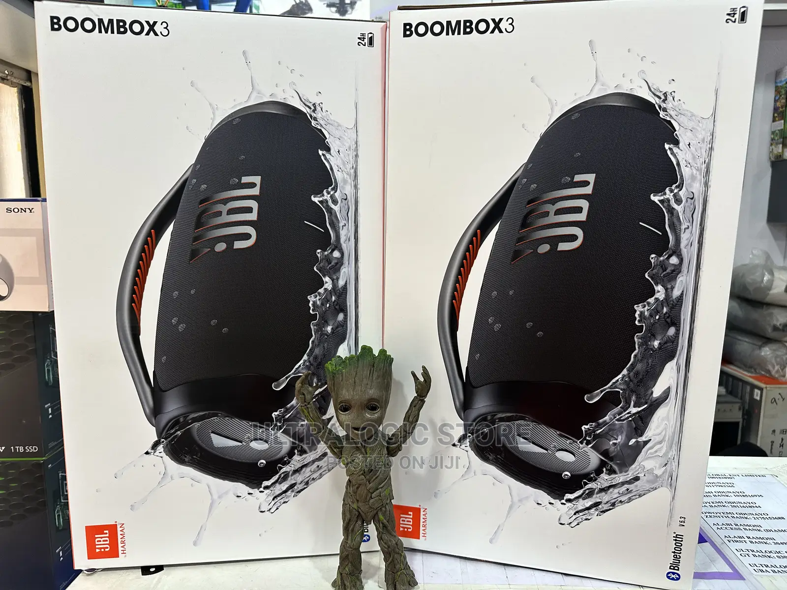 New Jbl Boombox 3 Wireless Portable Bluetooth Speaker
