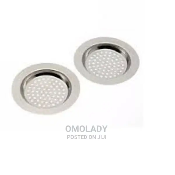 Sink Strainers-Set of 3-Silver