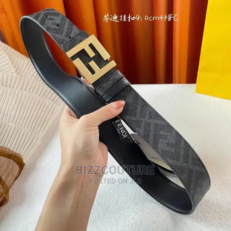 Original Italian FENDI Leather Belth Available in Store