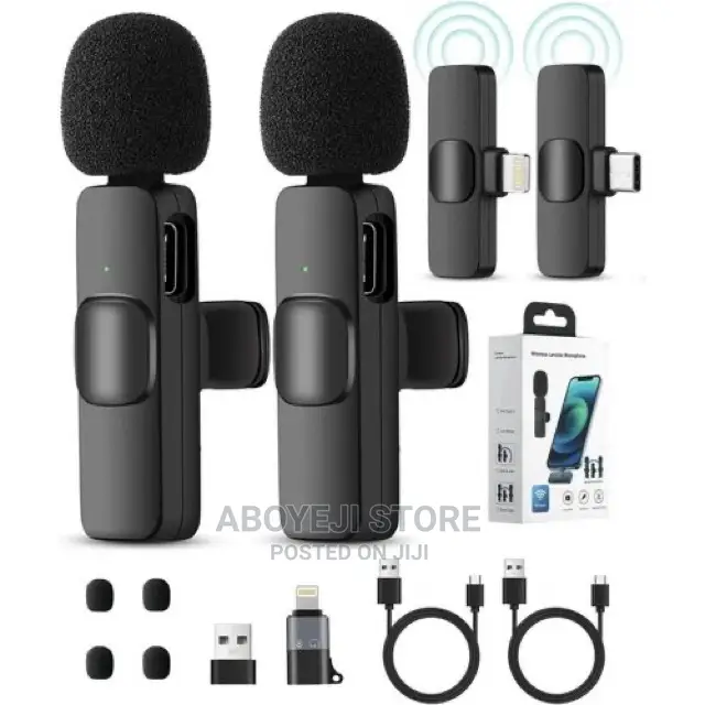 Dual Wireless Microphone for Multimedia Purposes