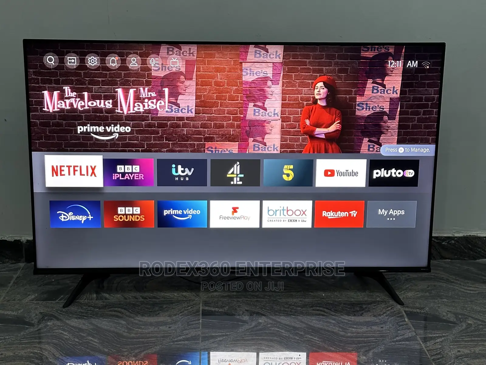 55-inch Super Clean Uk Used Hisense Smart Tv For Sale