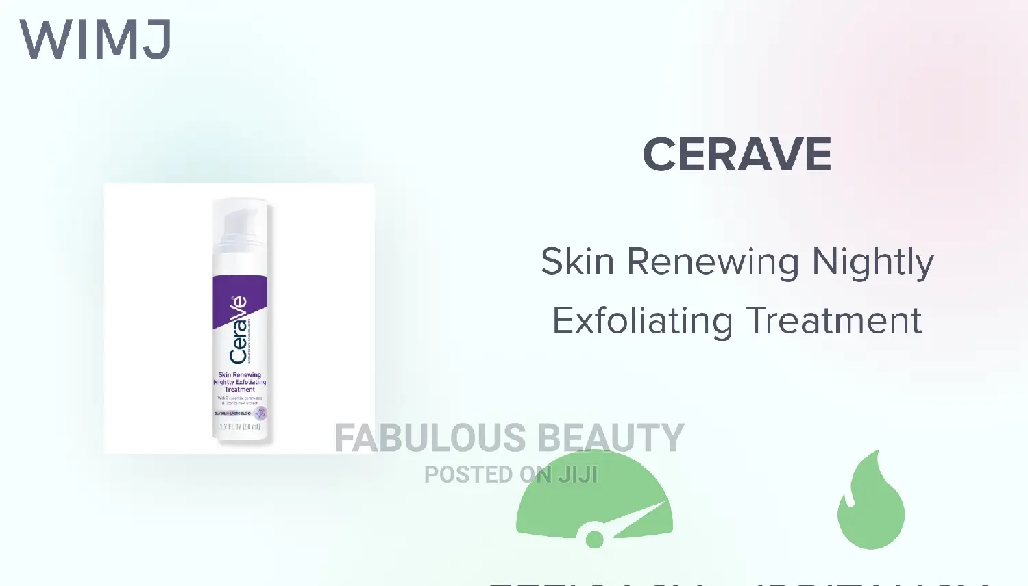 Cerave Skin Renewing Nightly Exfoliating Treatment