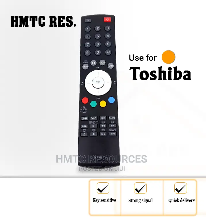 Toshiba "Teledvd" Television Remote Control.
