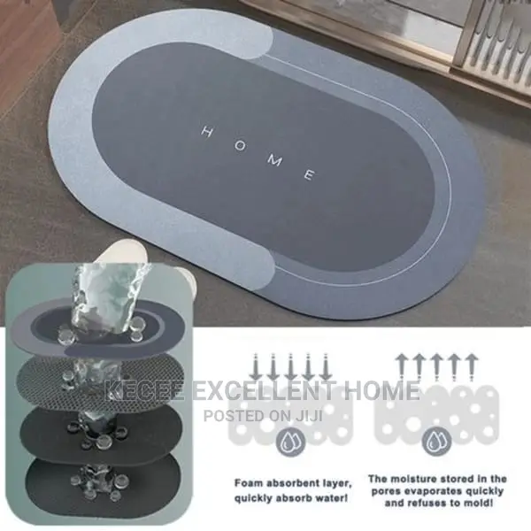 Absorbent Bathroom Door Mat