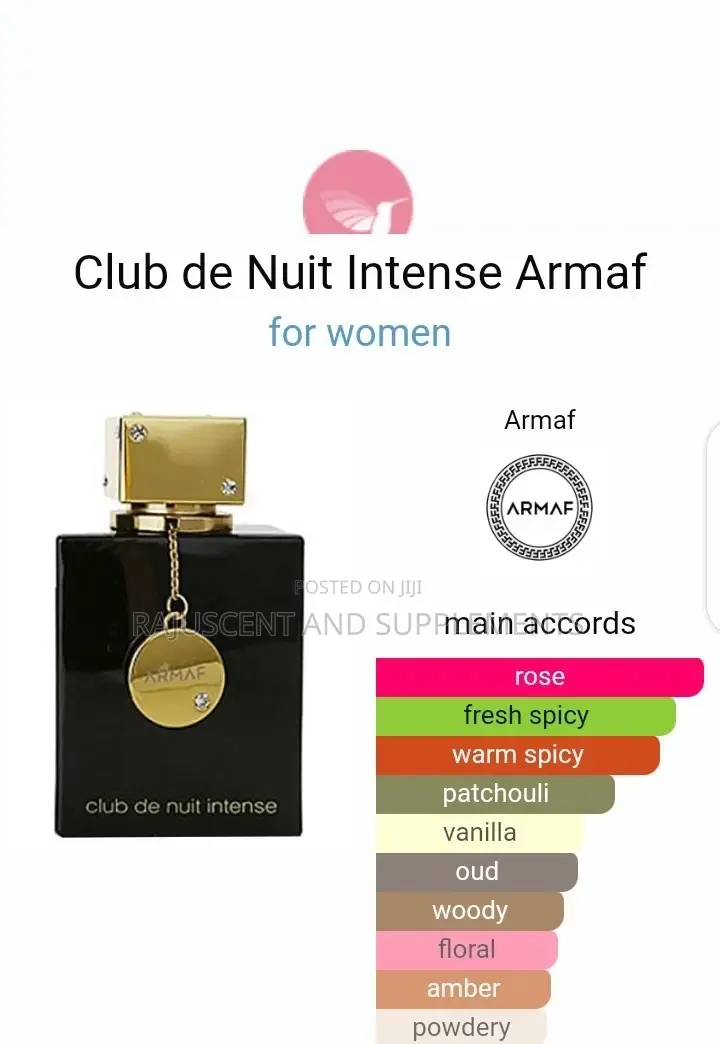 Club DE Nuit Woman and Intense Woman