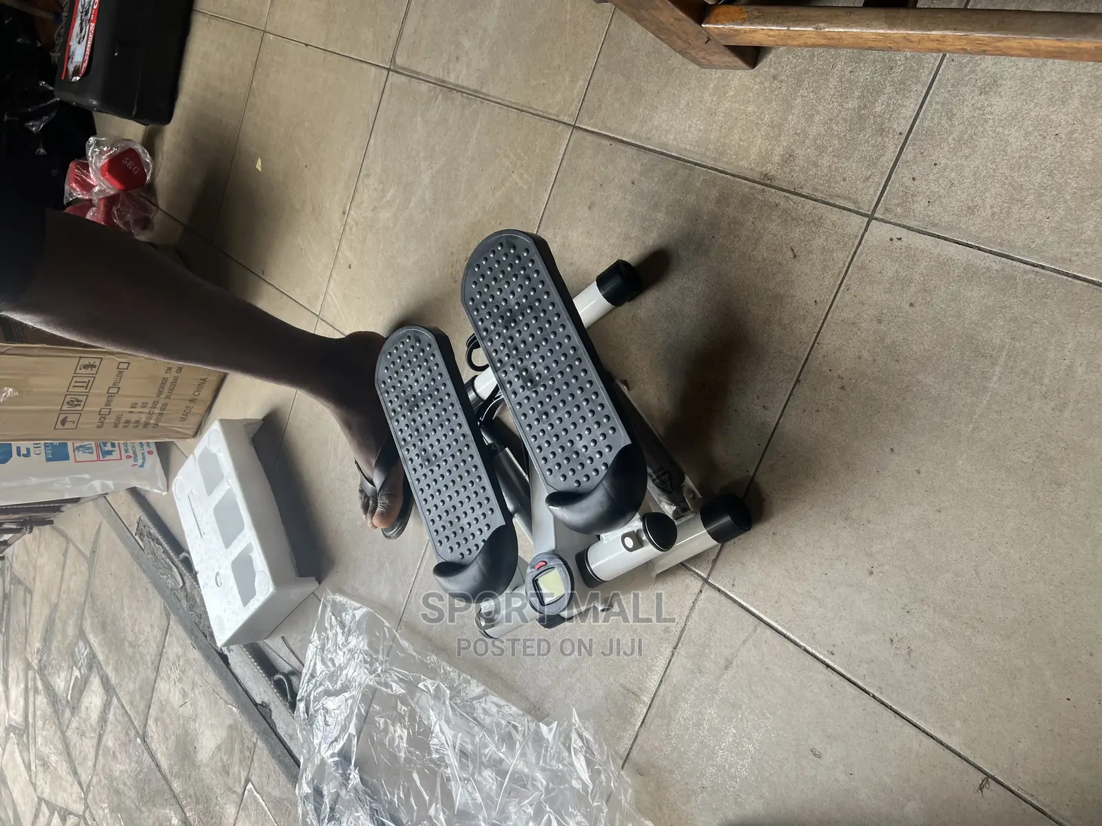 Mini Stepper With Counter and Resistance Rope